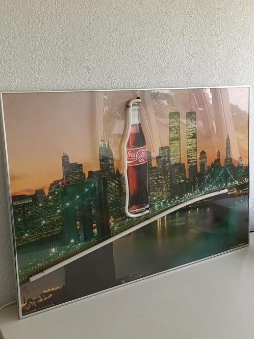 Lichtreclame Coca-Cola uniek originele twin towers