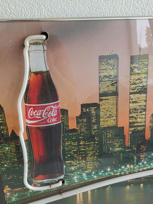 Lichtreclame Coca-Cola uniek originele twin towers