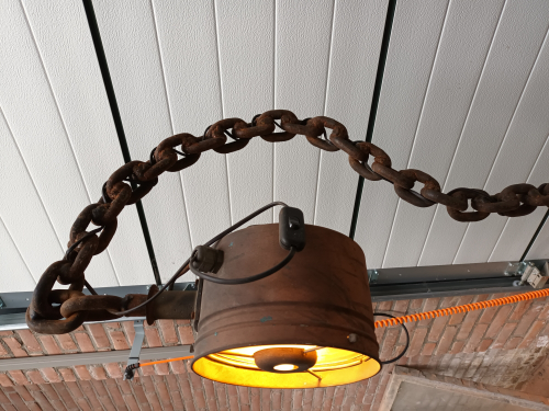 Uniek kettinglamp industrieel