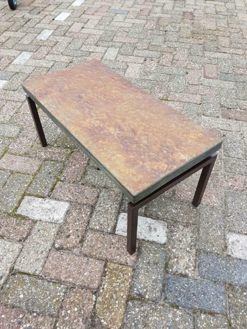 2x salontafel natuursteen, retro, brutalist, Paul Kingma &#129321;