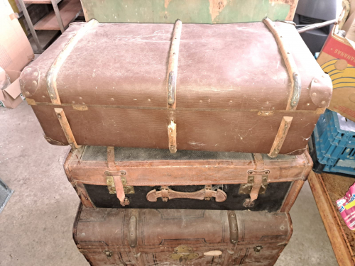 Antieke koffers