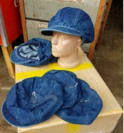 Partij 400 hippe vintage denim spijkerstof pet cap petten